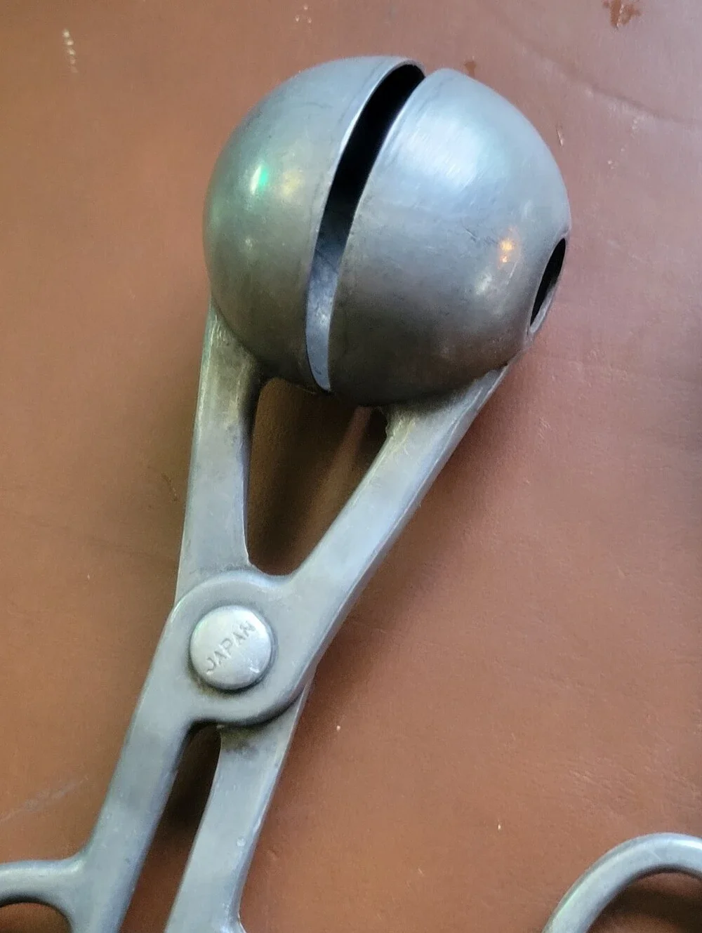 2 Vintage Cast Aluminum Meatball Maker Kitchen Utensil Tool Taiwan/Japan